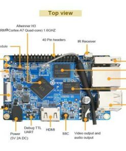 Máy tính nhúng Orange Pi PC Plus ARM H3 Quad-core Cortex-A7 1GB DDRAM3