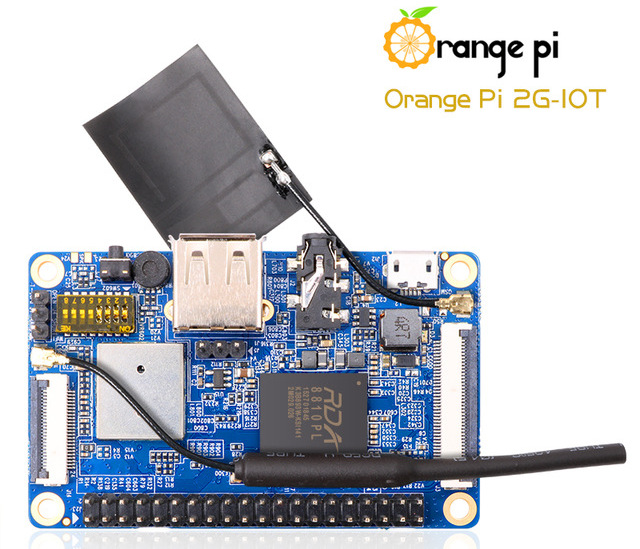 Máy tính nhúng Orange Pi 2G-IOT RDA Cortex-A5 32bit 256MB SDRAM