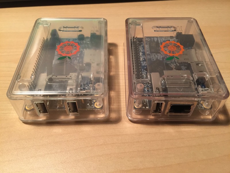 Orange Pi Lite và Orange Pi One trong vỏ trong suốt