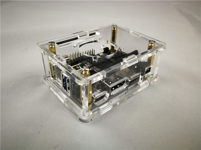 Vỏ Orange Pi Lite/One mica có tản nhiệt (support One Plus / Lite 2) - Pi Lite