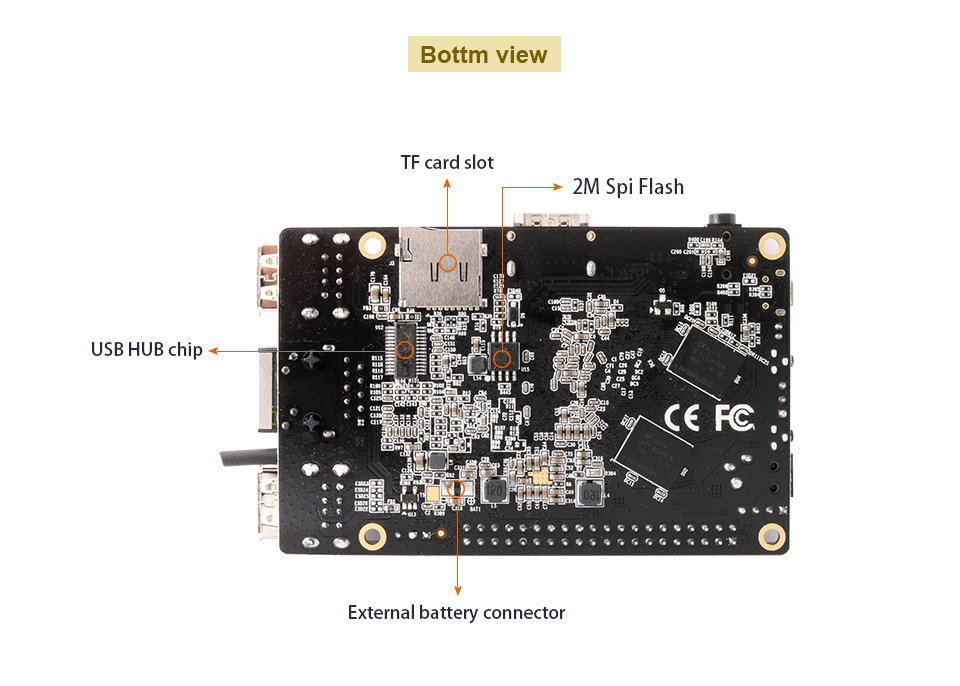 Orange PI Win Plus A64 Quad-core Cortex-A53 2GB DDRAM3 - Ảnh 2