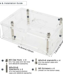 Vỏ mica cho Orange Pi 3 - Ảnh 3