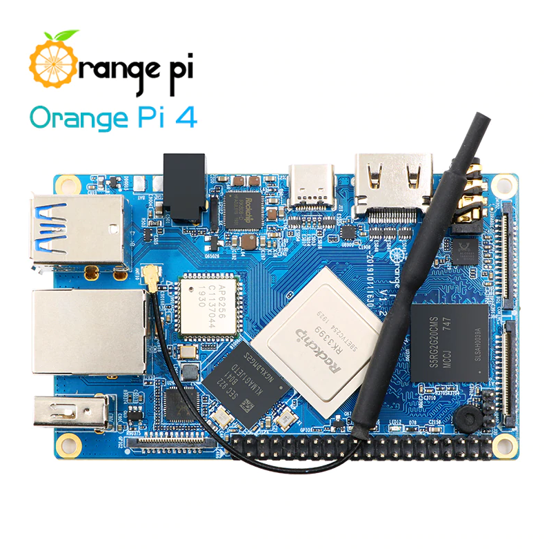 Bo mạch Orange Pi 4 4GB DDR4 bản 16GB EMMC Flash Rockchip RK3399 Dual-core+Quad-core Cortex - Ảnh 5
