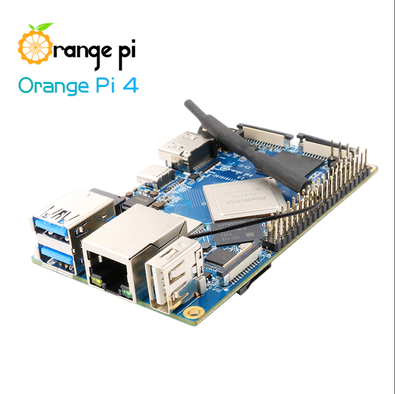 Bo mạch Orange Pi 4 4GB DDR4 bản 16GB EMMC Flash Rockchip RK3399 Dual-core+Quad-core Cortex - Ảnh 3