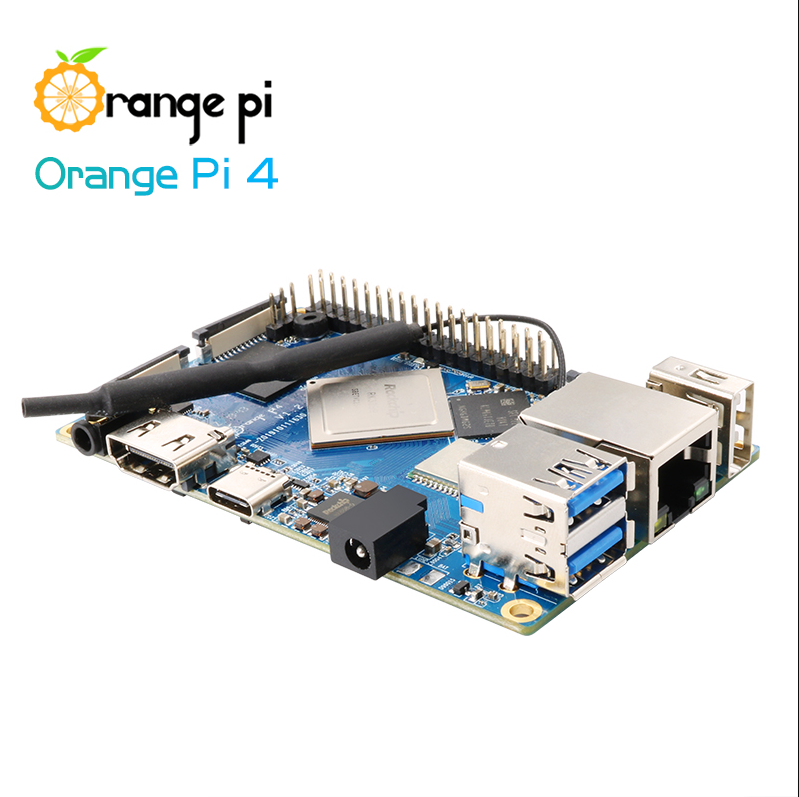 Bo mạch Orange Pi 4 4GB DDR4 bản 16GB EMMC Flash Rockchip RK3399 Dual-core+Quad-core Cortex - Ảnh 4