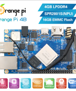 Bo mạch Orange Pi 4B Rockchip RK3399 4GB DDR4 bản 16GB EMMC kèm NPU SPR2801S