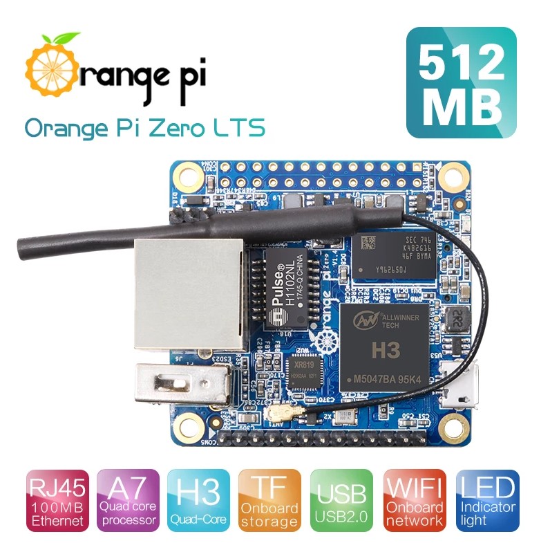 Orange Pi Zero H3 RAM 512MB phiên bản LTS