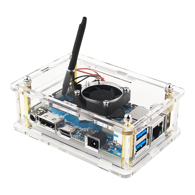 Vỏ mica cho Orange Pi 4 LTS