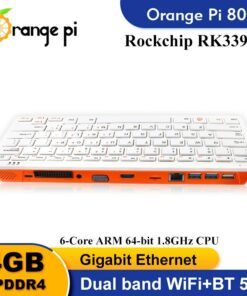 Máy tính bàn phím Orange Pi 800 cấu hình mạnh chip lõi 6 RK3399 RAM 4GB LAN Gigabit với dual band Wifi 5 và Bluetooth 5.0
