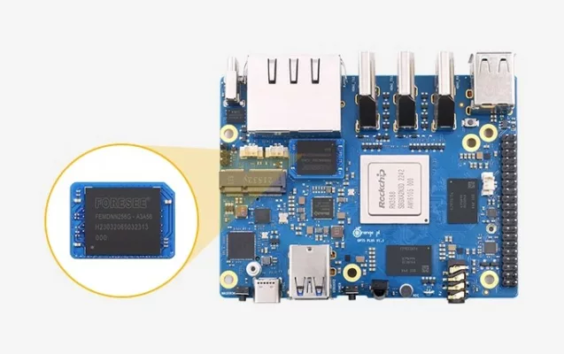 eMMC trên Orange Pi 5 Plus