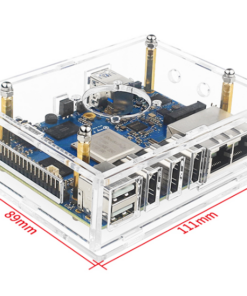 Alternative view of Vỏ mica cho Orange Pi 5 Plus kèm tản nhiệt nhôm và quạt