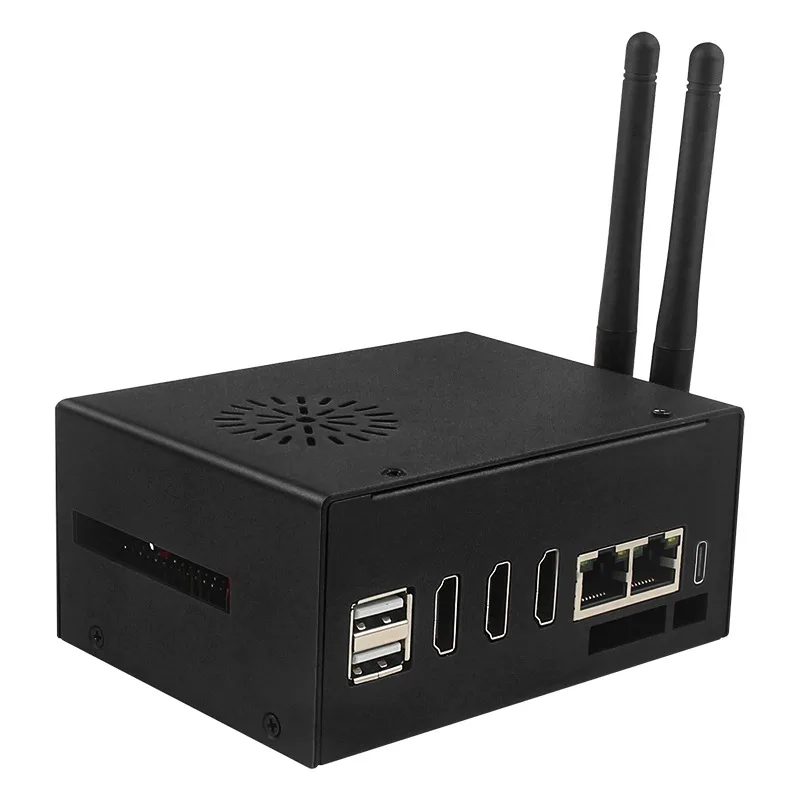 Vỏ sắt lắp ghép cho Orange Pi 5 Plus (kèm tản nhiệt và quạt) - Ảnh 2
