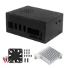 Vỏ sắt lắp ghép cho Orange Pi 5 Plus (kèm tản nhiệt và quạt)