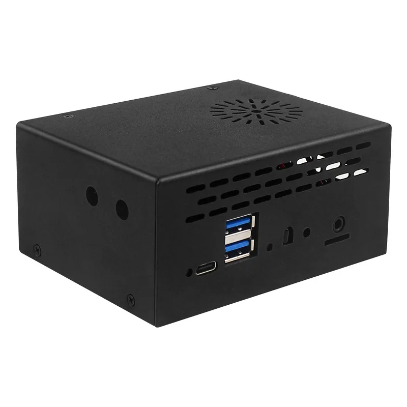Vỏ sắt lắp ghép cho Orange Pi 5 Plus (kèm tản nhiệt và quạt) - Ảnh 3