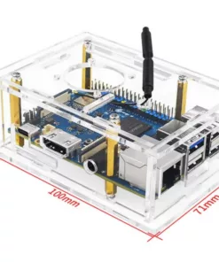 Vỏ mica cho Orange Pi 3B và 4 Pro kèm quạt và tản nhiệt - Ảnh 3