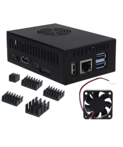 Vỏ sắt lắp ghép cho Orange Pi 5/5B (kèm tản nhiệt và quạt) - Ảnh 4