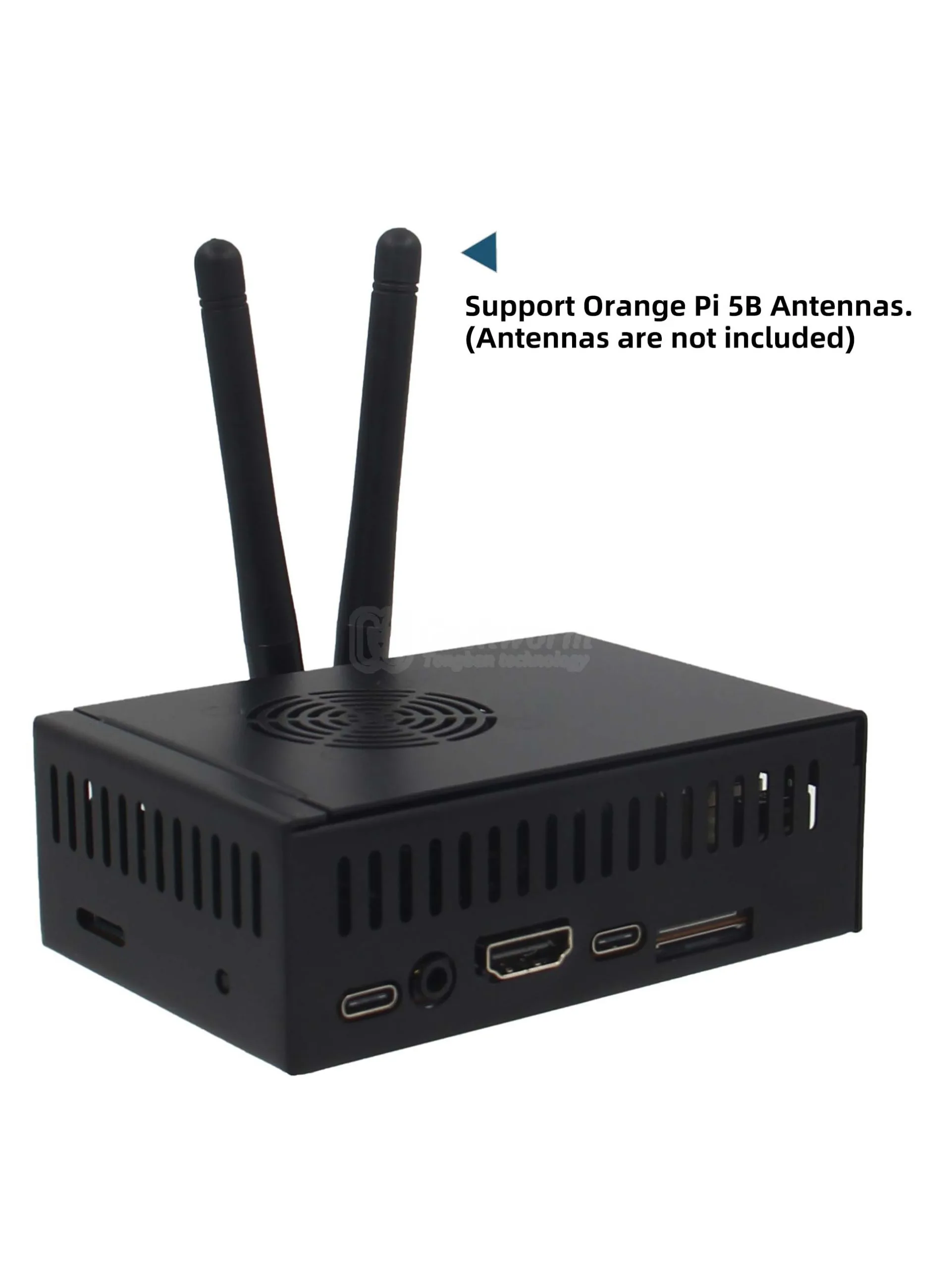 Vỏ sắt lắp ghép cho Orange Pi 5/5B (kèm tản nhiệt và quạt) - Ảnh 3
