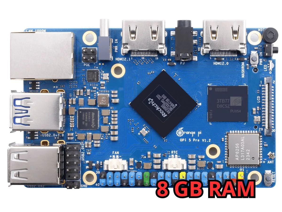 Orange Pi 5 Pro 8GB RAM