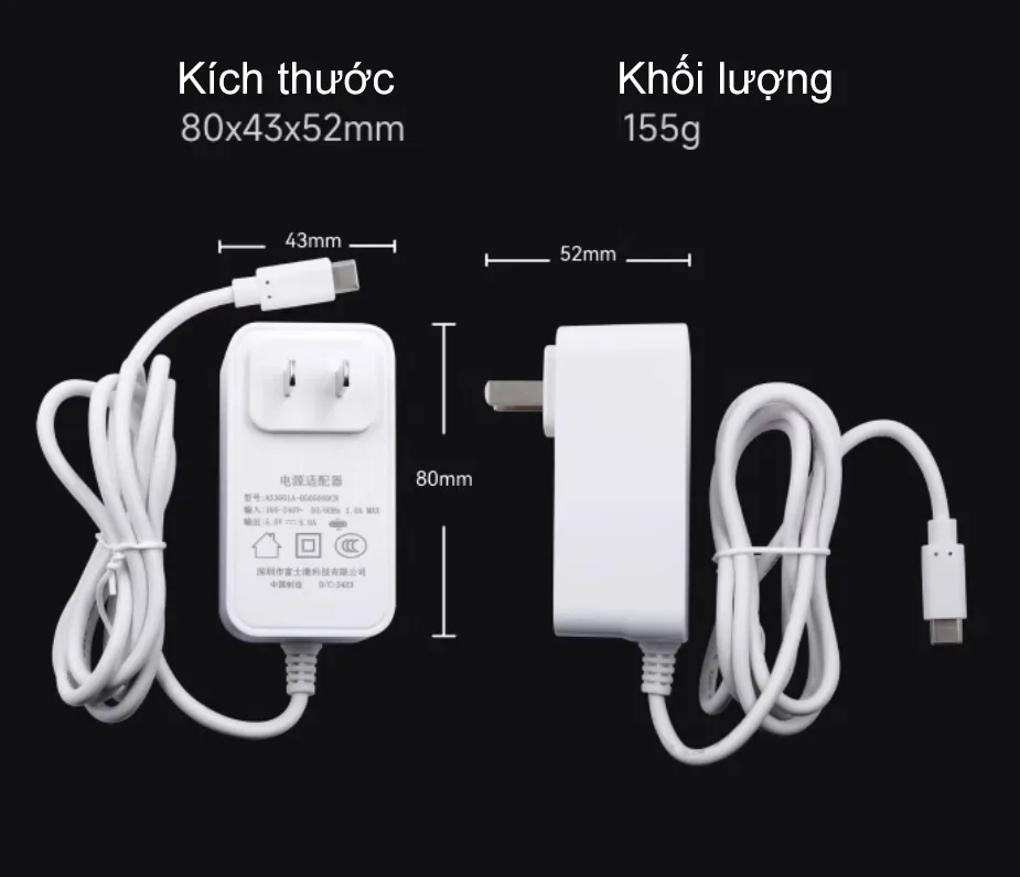 Nguồn USB type C 5v 5A chính hãng - Ảnh 5