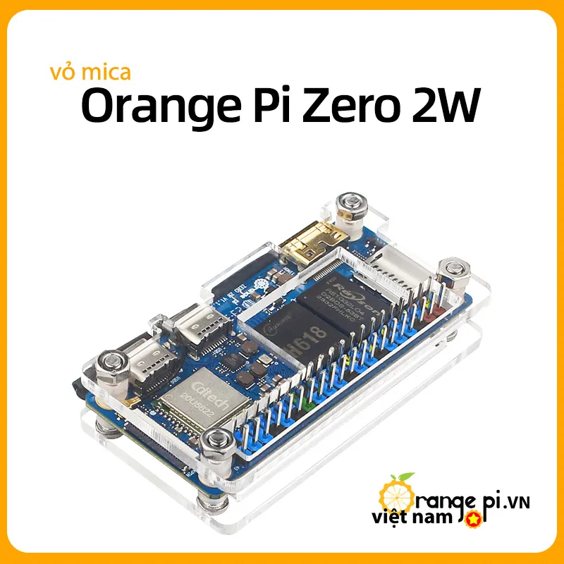 Vỏ mica cho Orange Pi 2W