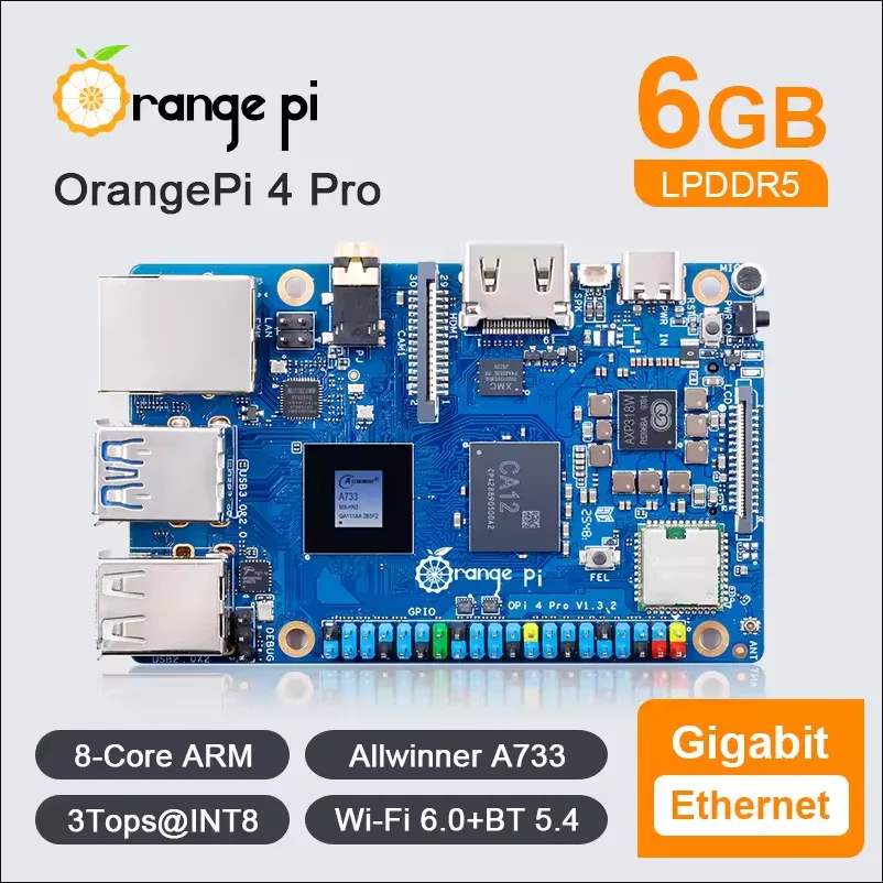 Orange Pi 4 Pro 6GB RAM