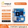 Orange Pi Zero 4 bản 4GB với Allwinner A733, NPU 3 TOPS, Wi-Fi 6, Bluetooth 5.4 và Gigabit Ethernet.